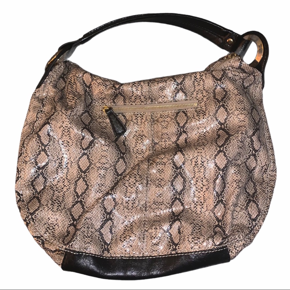 Faux Snakeskin Pattern Large Purse